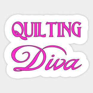 Quilting Diva Sticker